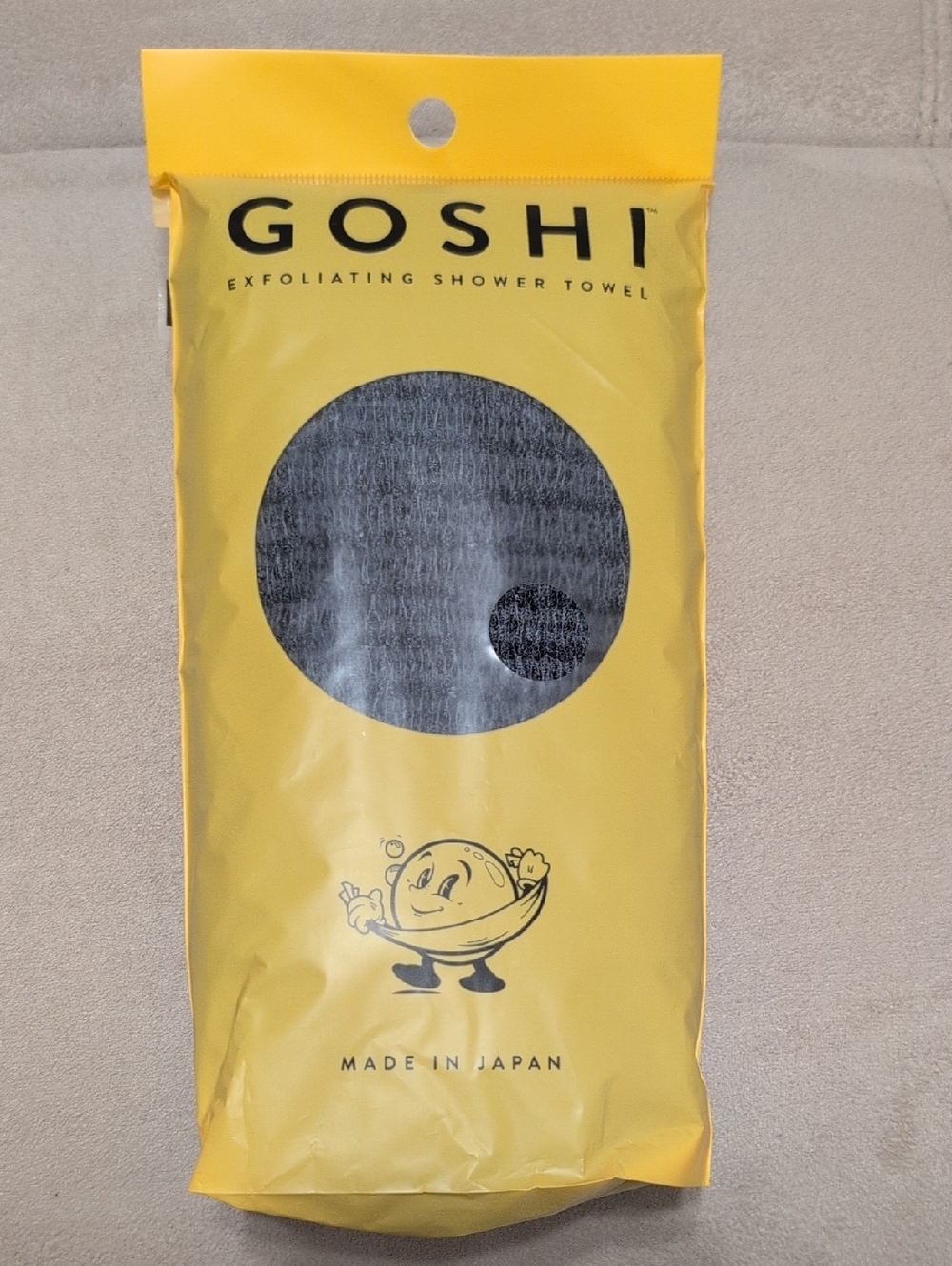 Shi by JOURNEYS Gray GOSHI Exfoliating Shower Towel